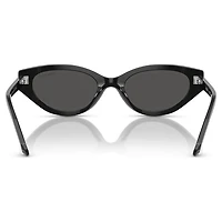 Sunglasses, Cat-Eye shape, SK6030, Black by SWAROVSKI