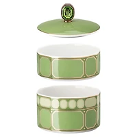Signum box, Porcelain, Small, Green by SWAROVSKI