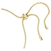 Matrix Tennis bracelet, Pear cut, Pink, Gold-tone plated by SWAROVSKI