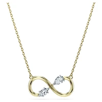 Eternity pendant, Lab-grown diamonds 0.35 ct tw, Mixed shapes, 14K yellow gold by SWAROVSKI