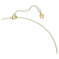Eternity pendant, Lab-grown diamonds 0.35 ct tw, Mixed shapes, 14K yellow gold by SWAROVSKI