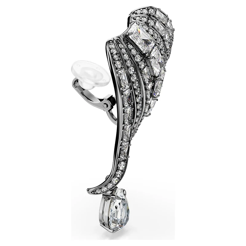 The Vienna Collection ear cuffs, Feather, White
