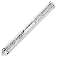 Crystalline ballpoint pen, Gray, Gray lacquered, Chrome Plated by SWAROVSKI