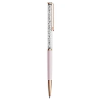 Crystalline ballpoint pen, Pink, Pink lacquered, rose gold-tone plated by SWAROVSKI