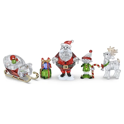 Holiday Cheers Santa Story Set by SWAROVSKI