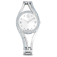Hyperbola bangle watch, Swiss Made, Stainless steel by SWAROVSKI