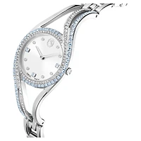 Hyperbola bangle watch, Swiss Made, Stainless steel by SWAROVSKI