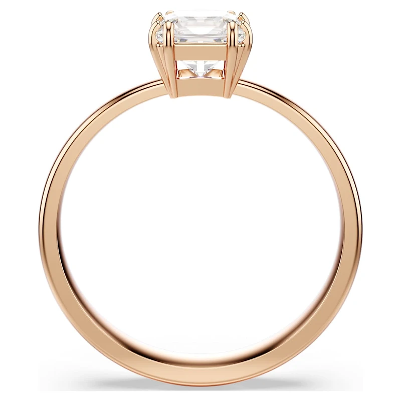 Attract ring, Square cut, White