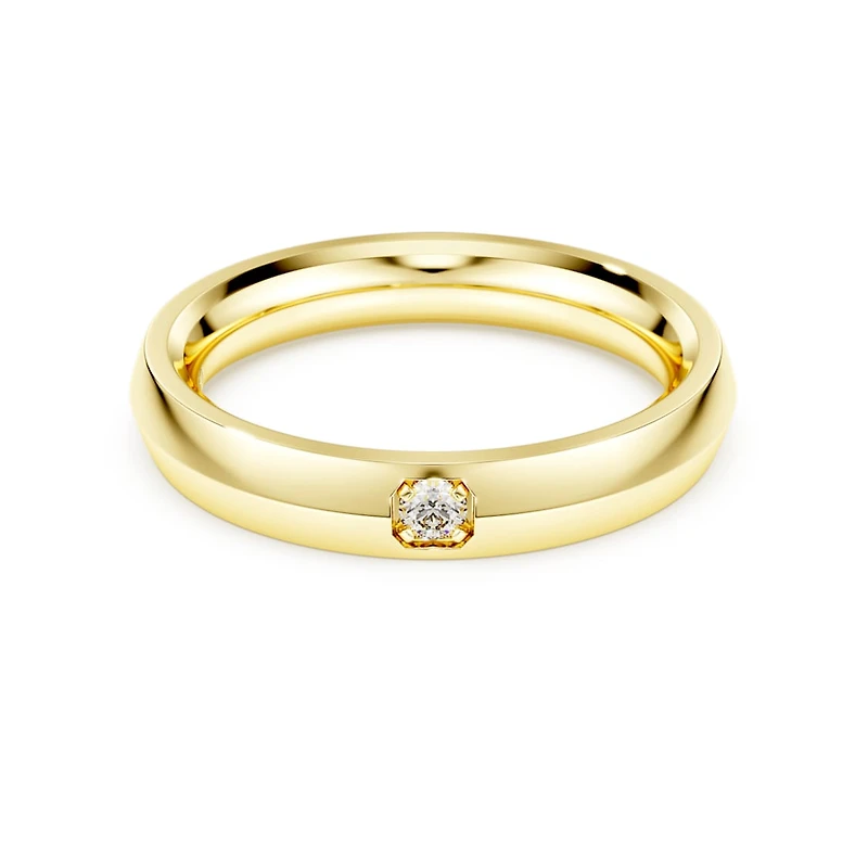 Eternity band ring, Lab-grown diamonds 0.05 ct tw, 14K yellow gold by SWAROVSKI