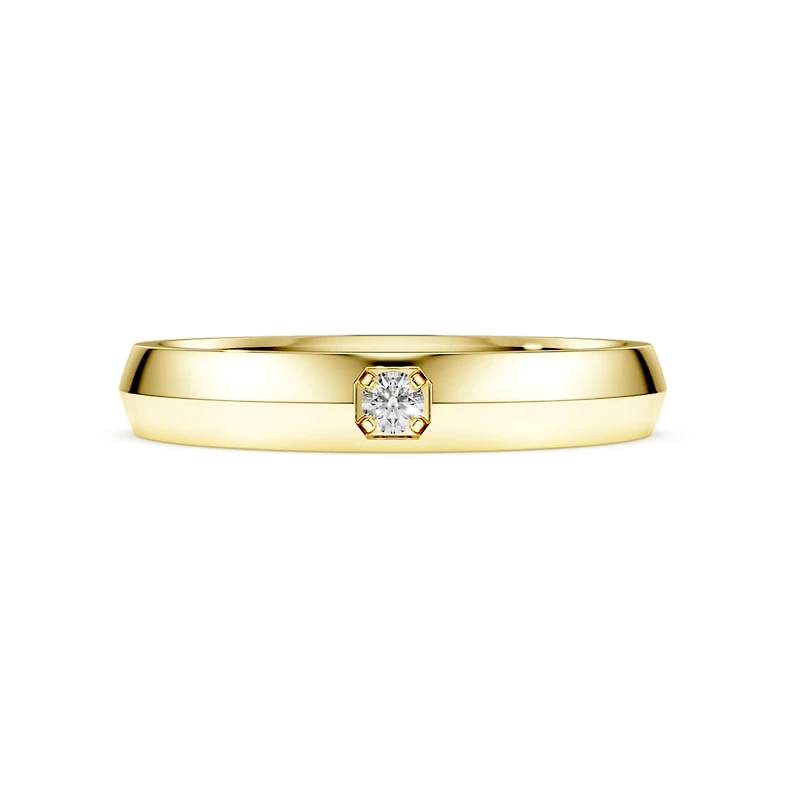 Eternity band ring, Lab-grown diamonds 0.05 ct tw, 14K yellow gold by SWAROVSKI