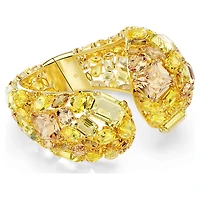 Gema cuff, Gold-tone plated by SWAROVSKI