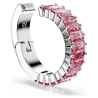 Matrix ear cuffs, Baguette cut, Rhodium plated by SWAROVSKI