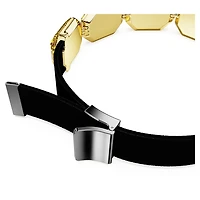 Lucent Choker, Octagon shape, Yellow, Gold-tone plated by SWAROVSKI