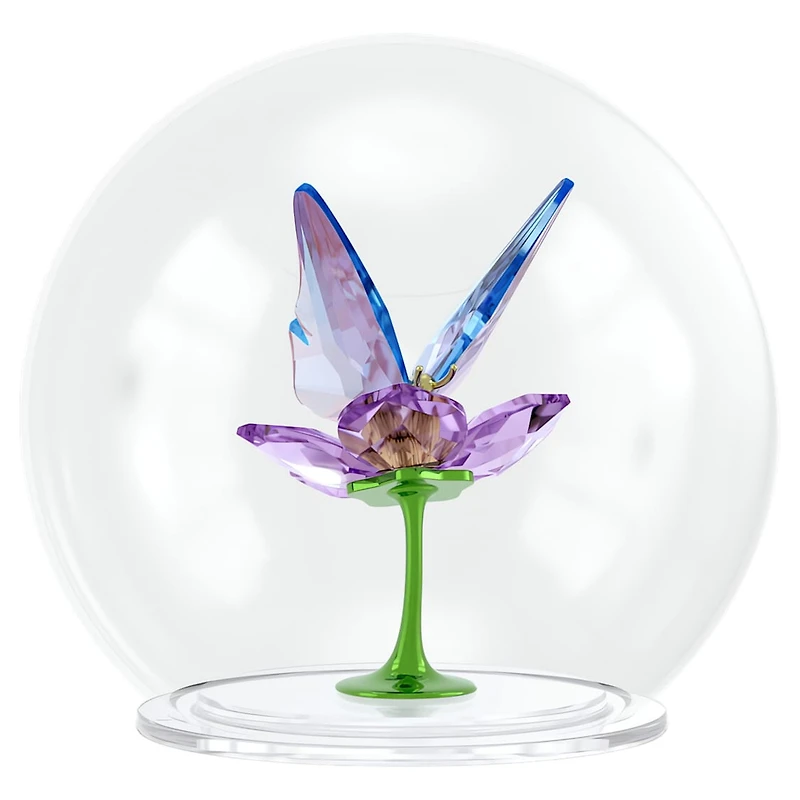 Idyllia Glass Ball Butterfly and Flower by SWAROVSKI