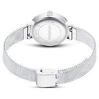 Certa watch, Metal bracelet, Silver Tone, Stainless steel by SWAROVSKI