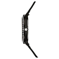 Certa watch, Metal bracelet, Black, Black finish by SWAROVSKI