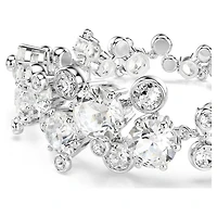 Constella bracelet, Mixed cuts, White, Rhodium plated by SWAROVSKI