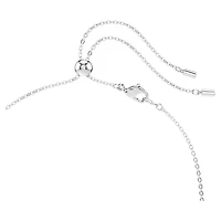 Constella necklace, Mixed cuts, White, Rhodium plated by SWAROVSKI