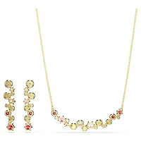 Constella set, Mixed cuts, Multicoloured, Gold-tone plated by SWAROVSKI