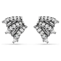 Sublima ear cuffs, White, Ruthenium plated by SWAROVSKI