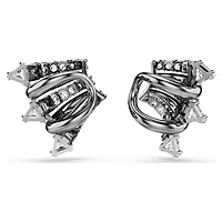 Sublima ear cuffs, White, Ruthenium plated by SWAROVSKI