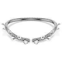 Sublima choker, White, Ruthenium plated by SWAROVSKI