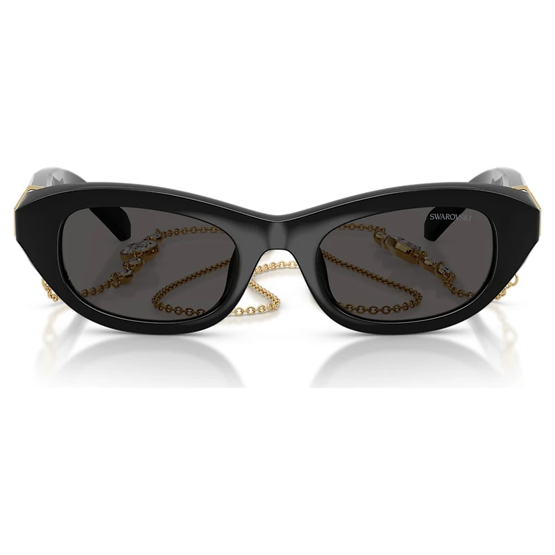 Sunglasses, Pillow shape, Black by SWAROVSKI