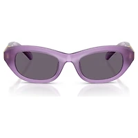 Sunglasses, Pillow shape, Purple by SWAROVSKI