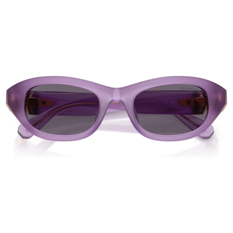 Sunglasses, Pillow shape, Purple by SWAROVSKI