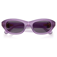 Sunglasses, Pillow shape, Purple by SWAROVSKI