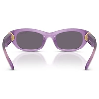 Sunglasses, Pillow shape, Purple by SWAROVSKI