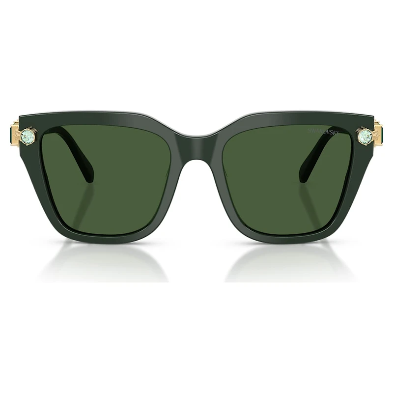 Sunglasses, Square shape, Green by SWAROVSKI