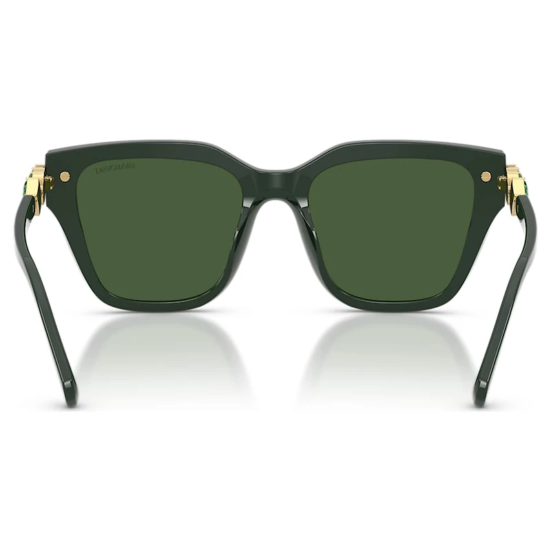Sunglasses, Square shape, Green by SWAROVSKI