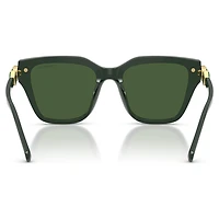 Sunglasses, Square shape, Green by SWAROVSKI