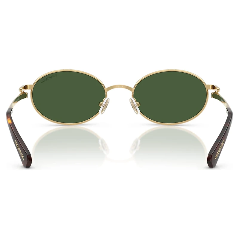 Sunglasses, Oval shape, Green by SWAROVSKI