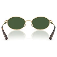 Sunglasses, Oval shape, Green by SWAROVSKI
