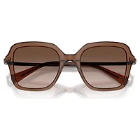 Sunglasses, Square shape, Brown by SWAROVSKI