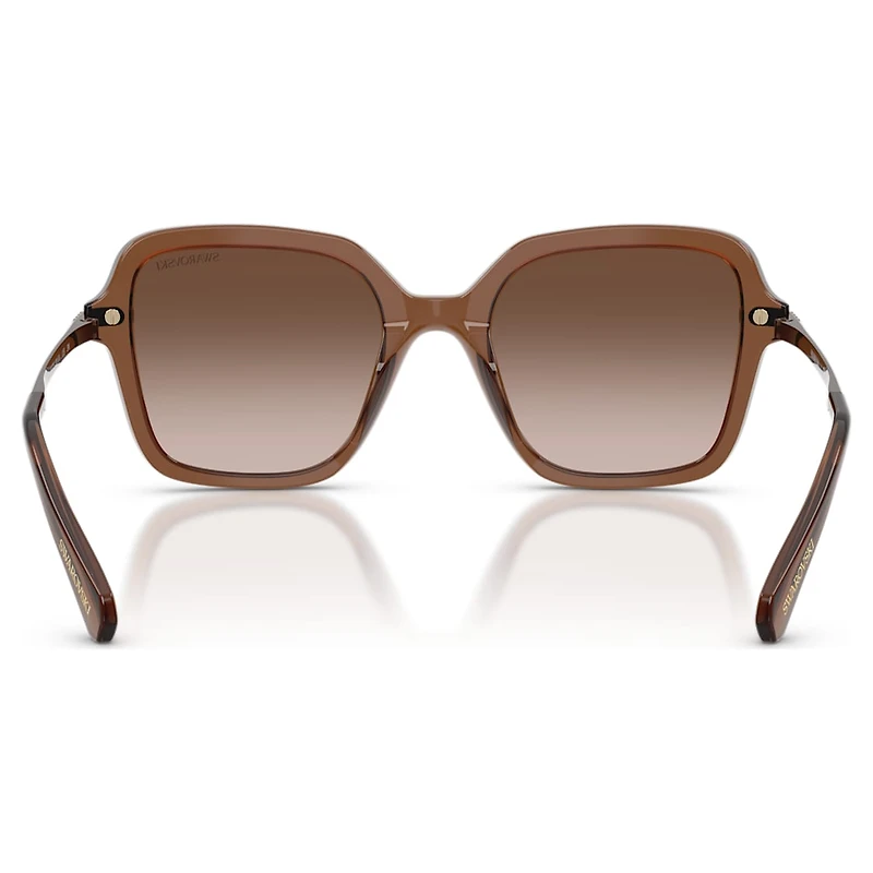 Sunglasses, Square shape, Brown by SWAROVSKI