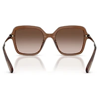Sunglasses, Square shape, Brown by SWAROVSKI
