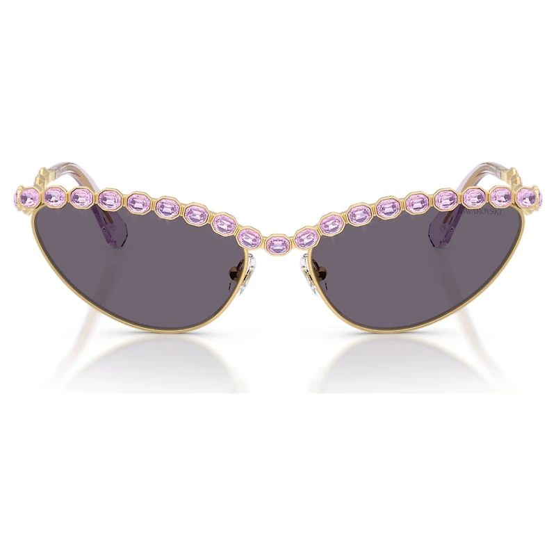 Sunglasses, Cat-Eye shape, Purple by SWAROVSKI