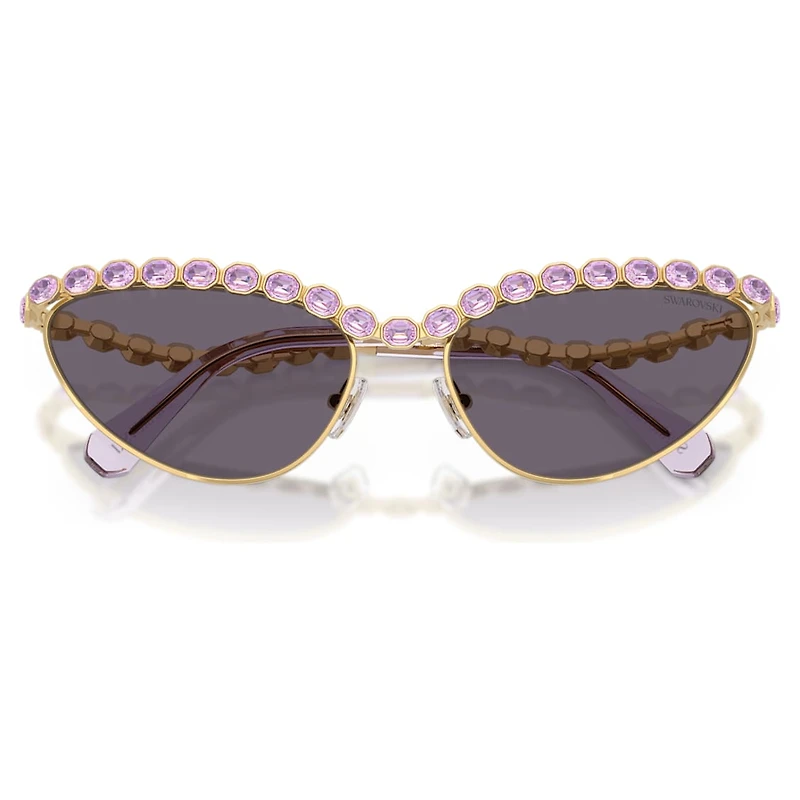 Sunglasses, Cat-Eye shape, Purple by SWAROVSKI