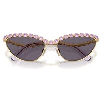 Sunglasses, Cat-Eye shape, Purple by SWAROVSKI