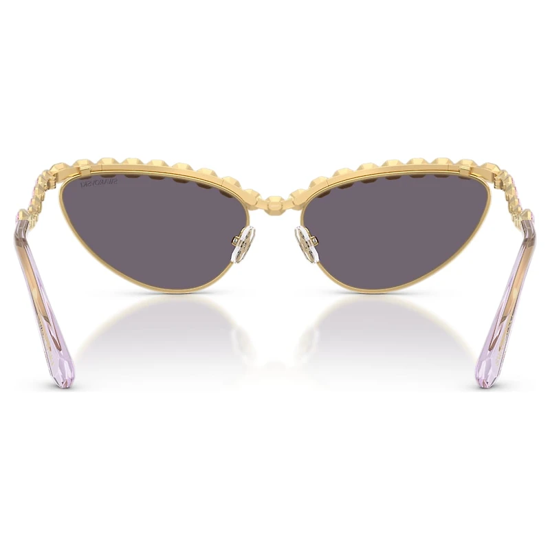 Sunglasses, Cat-Eye shape, Purple by SWAROVSKI