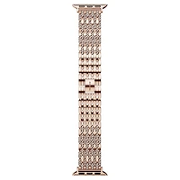 Princess strap, For Apple Watch® 40 mm & 41mm, Rose gold tone, Rose gold-tone finish by SWAROVSKI