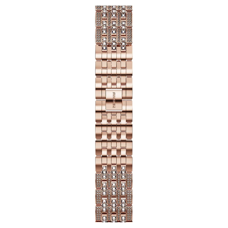 Princess strap, For Apple Watch® 40 mm & 41mm, Rose gold tone, Rose gold-tone finish by SWAROVSKI