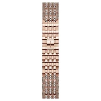 Princess strap, For Apple Watch® 40 mm & 41mm, Rose gold tone, Rose gold-tone finish by SWAROVSKI