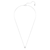Eternity pendant, Lab-grown diamonds 0.5 ct tw, Round shape, Sterling silver by SWAROVSKI