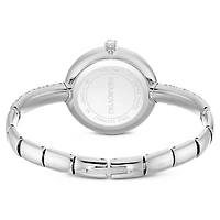 Sublima bangle watch, Swiss Made, Metal bracelet, Silver Tone, Stainless steel by SWAROVSKI