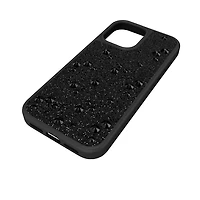 High smartphone case, Flat Back crystals, iPhone® 17, Black by SWAROVSKI