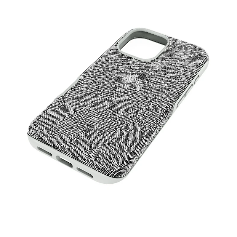 High smartphone case, iPhone® 17, Silver Tone by SWAROVSKI